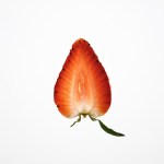 The flame in the strawberry